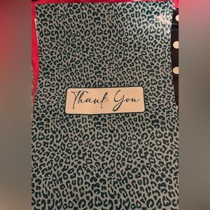 Leopard Print Polymailers, 20 pack, 10 x 13, NEW